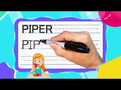 How To Write PIPER | Write With Me! -- FOR KIDS