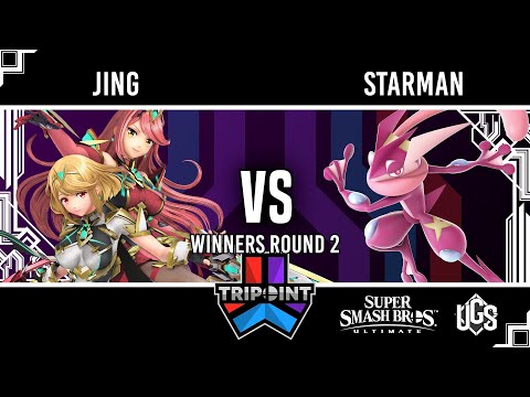 Tripoint Smash 187  -  Winners Round 2  -  Jing(Pyra and Mythra) Vs. Starman(Greninja)