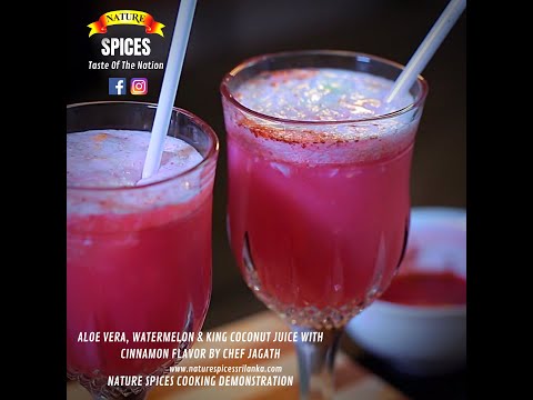 Aloe Vera, Watermelon, Cinnamon & King Coconut Juice