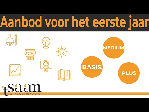 Aanbod voor het eerste jaar