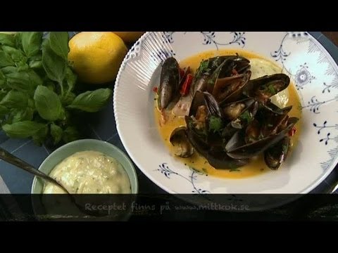 Mitt kök: Fiskgryta med basilikaaioli - TV4