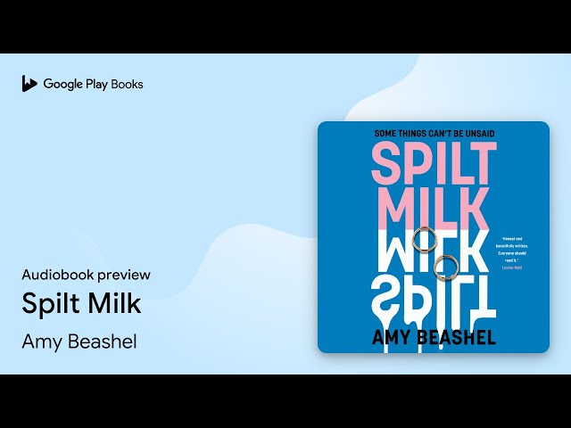 Vídeo relacionado con Spilt Milk: Some things can’t be unsaid. A most compelling talking-point read
