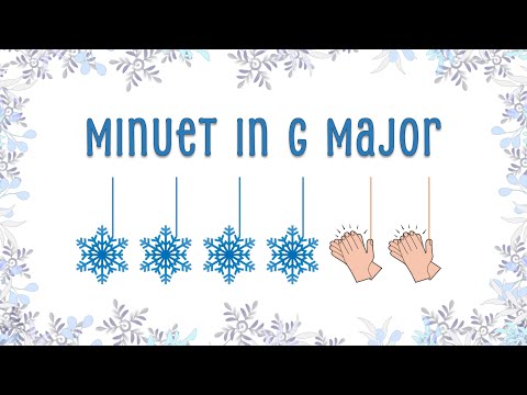Easy Body Percussion Play Along to Bach's Minuet in G Major | Winter Rhythm Activity for Kids ❄️