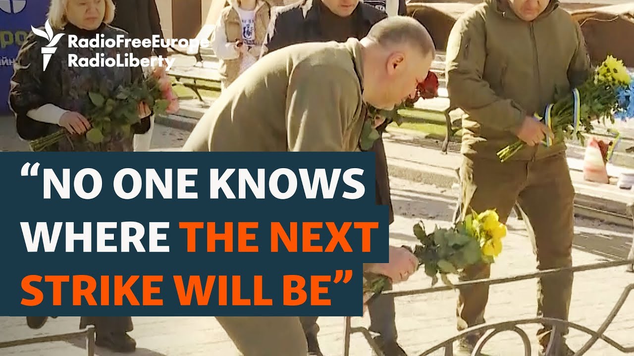 Sumy Mourns Victims of a Deadly Russian Missile Strike
