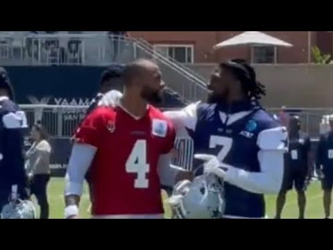 Dak Prescott teammates are feed up with him as Diggs shows
