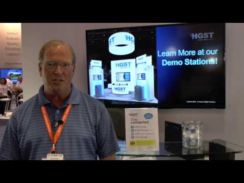 Flash Memory Summit 2014 - We tour HGST's booth and see the worlds fastest SSD