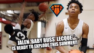 Jalen &#39;BABY RUSS&#39; Lecque is READY TO EXPLODE THIS SUMMER!! | Spring Fling Highlights w/ NY Rens