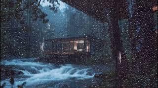 Authentic light rain and thunder sounds for sleep