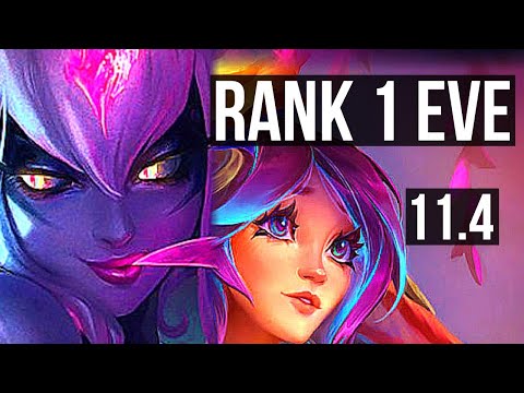 EVELYNN vs LILLIA (JUNGLE) | Rank 1 Eve, 12/1/10, Legendary | KR Challenger | v11.4