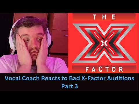 More Bad Auditions!! - Vocal Coach Reacts to Bad X-Factor Auditions - Part 3