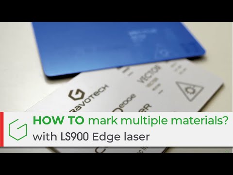 Laserkaiverruskone LS900 EDGE CO2 40W Fiber 20W 610x610mm