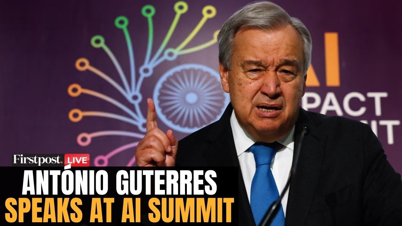 LIVE: António Guterres Speaks at AI Impact Summit | UN Secretary General on Global AI Governance