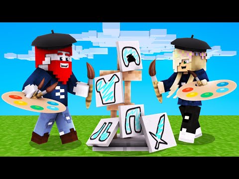 WIR MALEN UNSERE RÜSTUNG in Minecraft