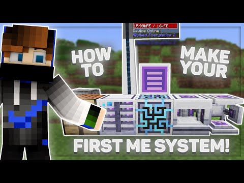 How to Make your First ME System AE2 | All The Mods Tutorial