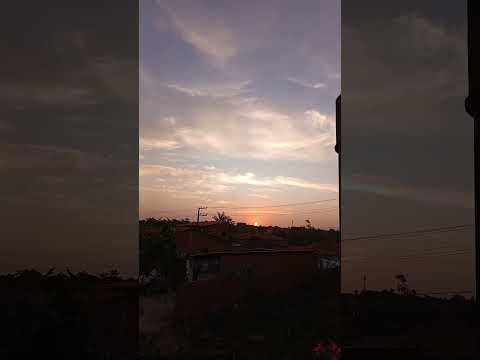 nascer do sol na Cidade de Barreirinhas Maranhão os lençóis maranheses Brasil