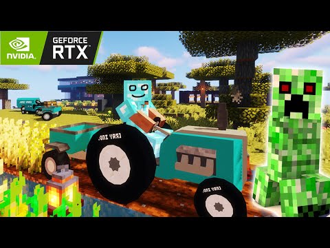 I Bought CRAZY TRACTORS in MINECRAFT