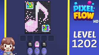 Pixel Flow Level 1202 Solution Walkthrough