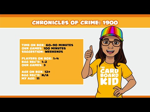 The Cardboard Kid - 290: Chronicles of Crime: 1900