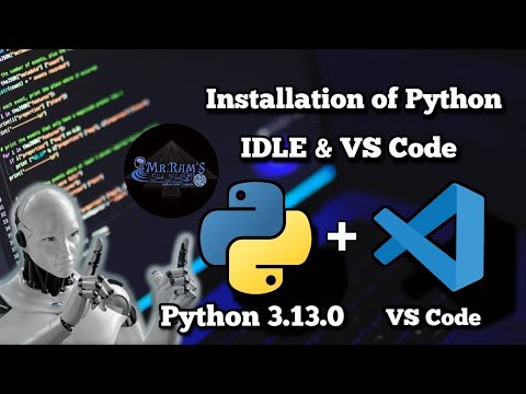 2 Python Setup Install Idle Vs Code Python Ide Installation Of Python Idle And Vs Code