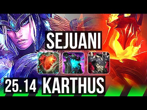 SEJUANI vs KARTHUS (JGL) | 37k DMG, Legendary | KR Diamond | 25.14