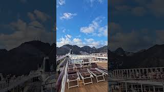 NAVIO MANOBRANDO NO PORTO DE TENERIFE! #danceinstructor #travel #cruise