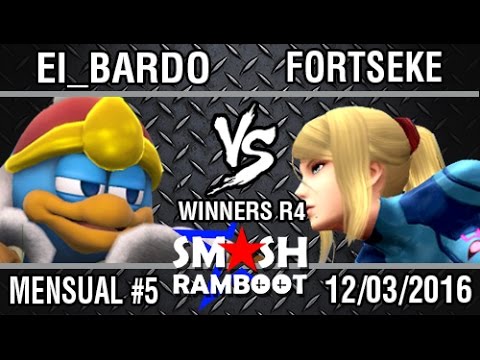 [SmashxRamboot #5] El_Bardo (Dedede) Vs. ForTseKe (Zero Suit Samus) Winners R.4