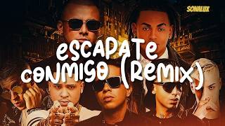 #Wisin - Escápate Conmigo RMX ft. Ozuna, Bad Bunny, De La Ghetto, Arcángel, Noriel, Almighty (Letra)