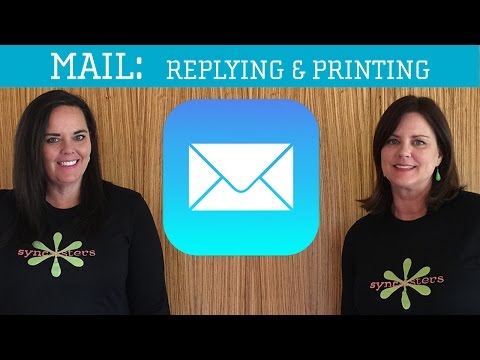 iPhone / iPad Mail - Reply, Reply All, CC, BCC & Print Video