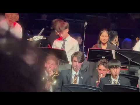 Archer Wong soloist and lead trumpet in Brincando com Fogo by Drew Zaremba