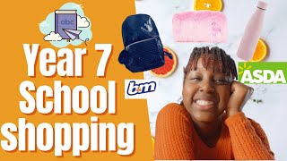 Year 7 High school Shopping