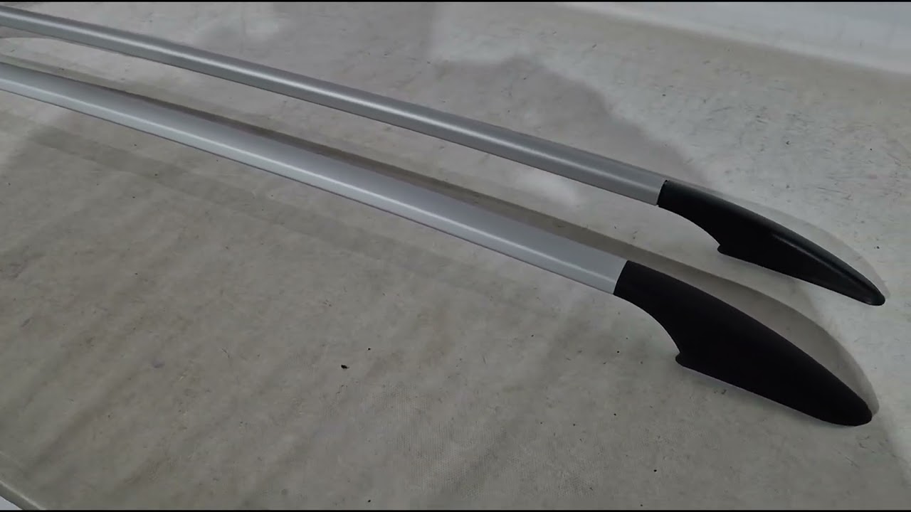 Peugeot 3008 2016-2023 Roof Rails OmsaLine Solid (2 pcs, grey) Video 1