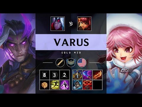 Varus Mid vs Annie - NA Challenger Patch 25.17