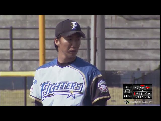 【ファーム】ファイターズ・浦野 6回無失点の好投!! 2017/4/12 F-L(ファーム)