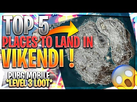 Top 5 Best Drop Locations in Vikendi - Best Loot Locations in PUBG Mobile 🔥