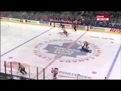 Bozak's Shorty Goal - Red Wings 1 vs Leafs 2 - Nov 22nd 2014 (HD)