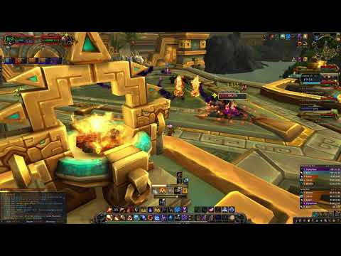 world of warcraft Battle for Azeroth, Atal'Dazar mythic+13 intime Fire mage PoV