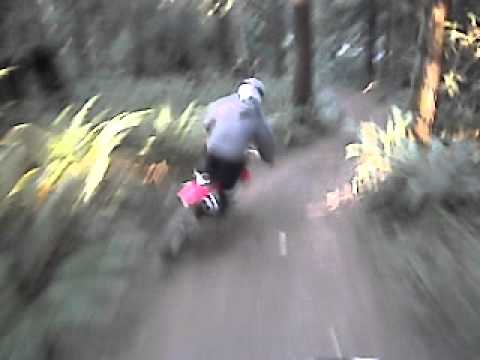 following my son tyler with helmet cam