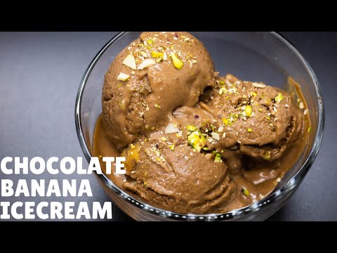 No Sugar Easy Chocolate Banana Ice Cream Recipe