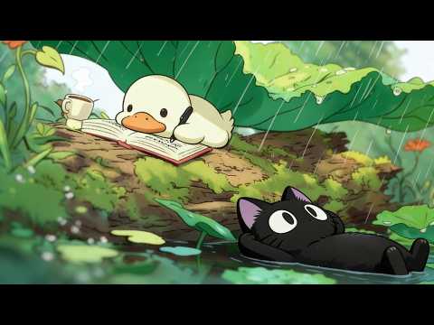 Keep looking up… that’s the secret of life. ☂️ Cozy Rain Lo-fi Jazz for Study, Focus
