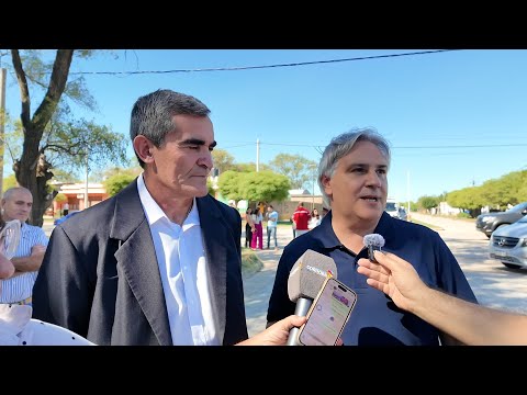 Llaryora visitó Villa Valeria e inauguró el adoquinado de la avenida Garibaldi - LRTV