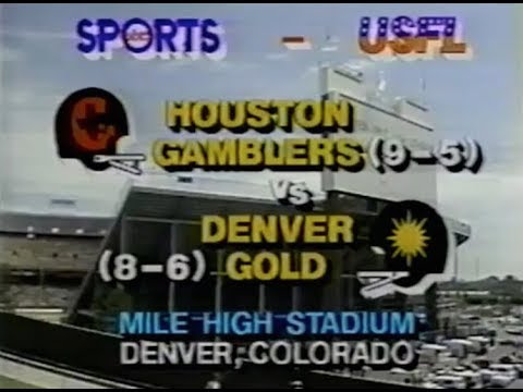 1984 USFL Week 15 - Gamblers vs Gold