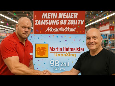 My Samsung 98-inch TV - I'm happy 🤩