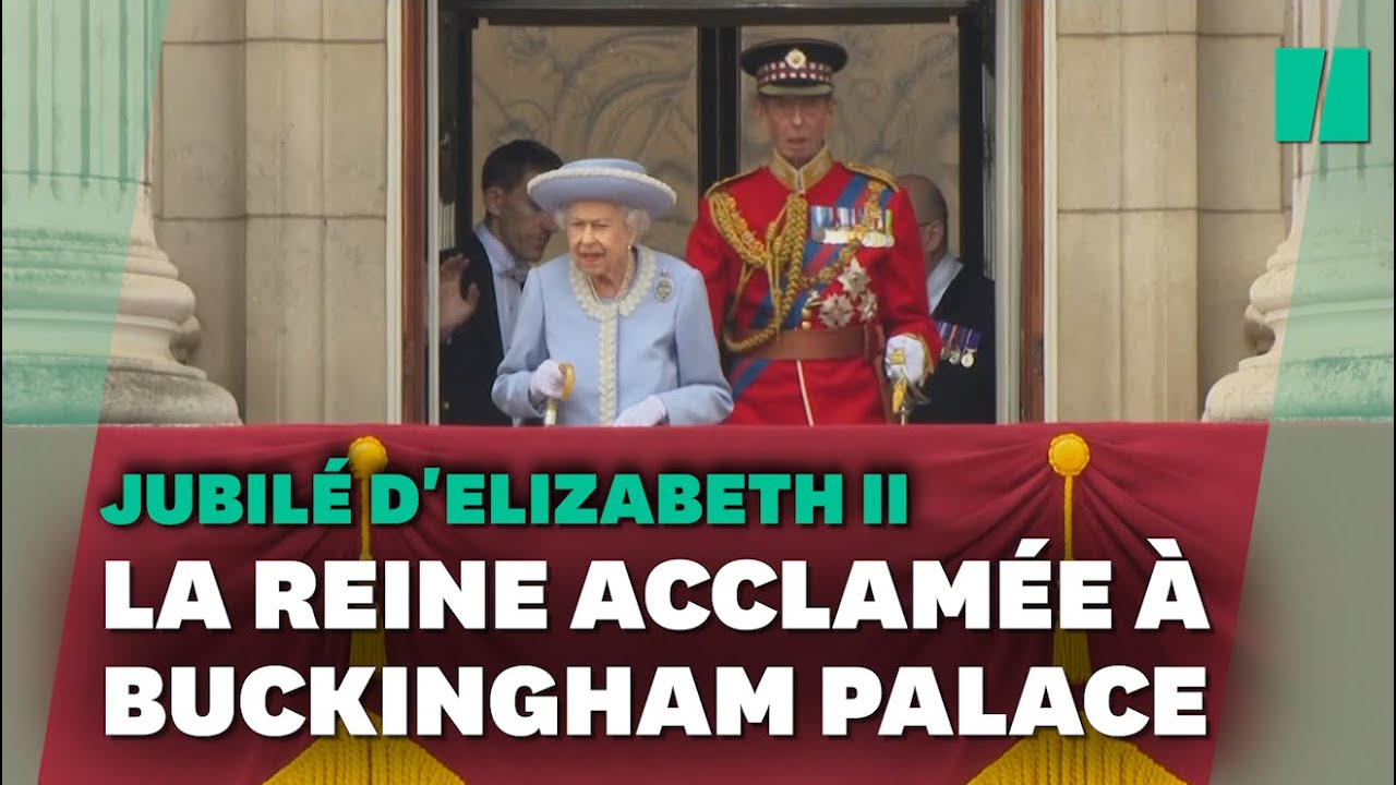 Jubilé d'Elizabeth II: la reine acclamée au balcon de Buckingham palace