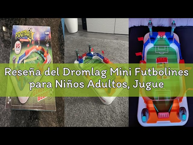 Vídeo relacionado con Dromlag Mini Futbolines para Niños Adultos, Juguetes Niños 4-11 Años Juegos de Mesa Niños 3-10 Años Regalos Futbol para Niños 5-12 Años Regalos Navidad Cumpleaños Niños