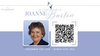 Joanne Burton Funeral Service