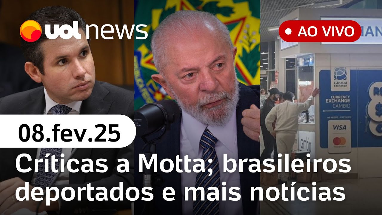 Deportados dos EUA relatam maus-tratos; aliados de Lula criticam Motta e CarnaUOL | UOL News ao vivo