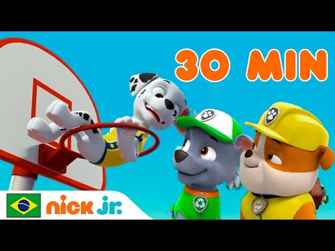 Capa de Patrulha Canina | 30 minutos da Patrulha Canina salvando o dia | Nick Jr. em Português