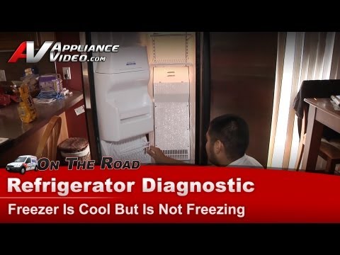 Whirlpool Refrigerator Repair - Freezer is Cold But is Not Freezing - GS6SHAXMS00