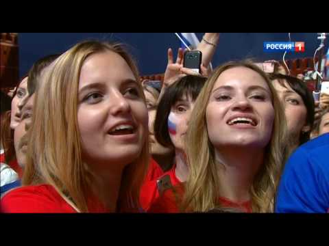 Гимн России в День России (Россия-1, 12.06.2017)