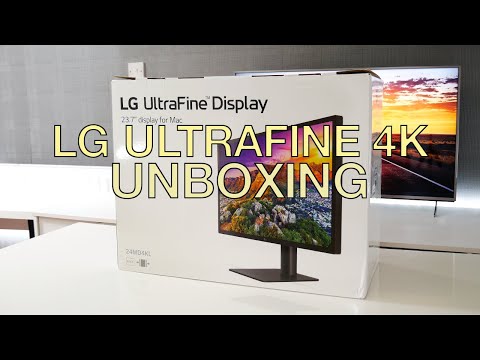 LG UltraFine 4K 2019 UNBOXING